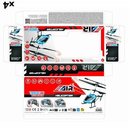 Elicopter Controlat de Radio Colorbaby (4 Unități) - Jucarii si jocuri, Vehicule