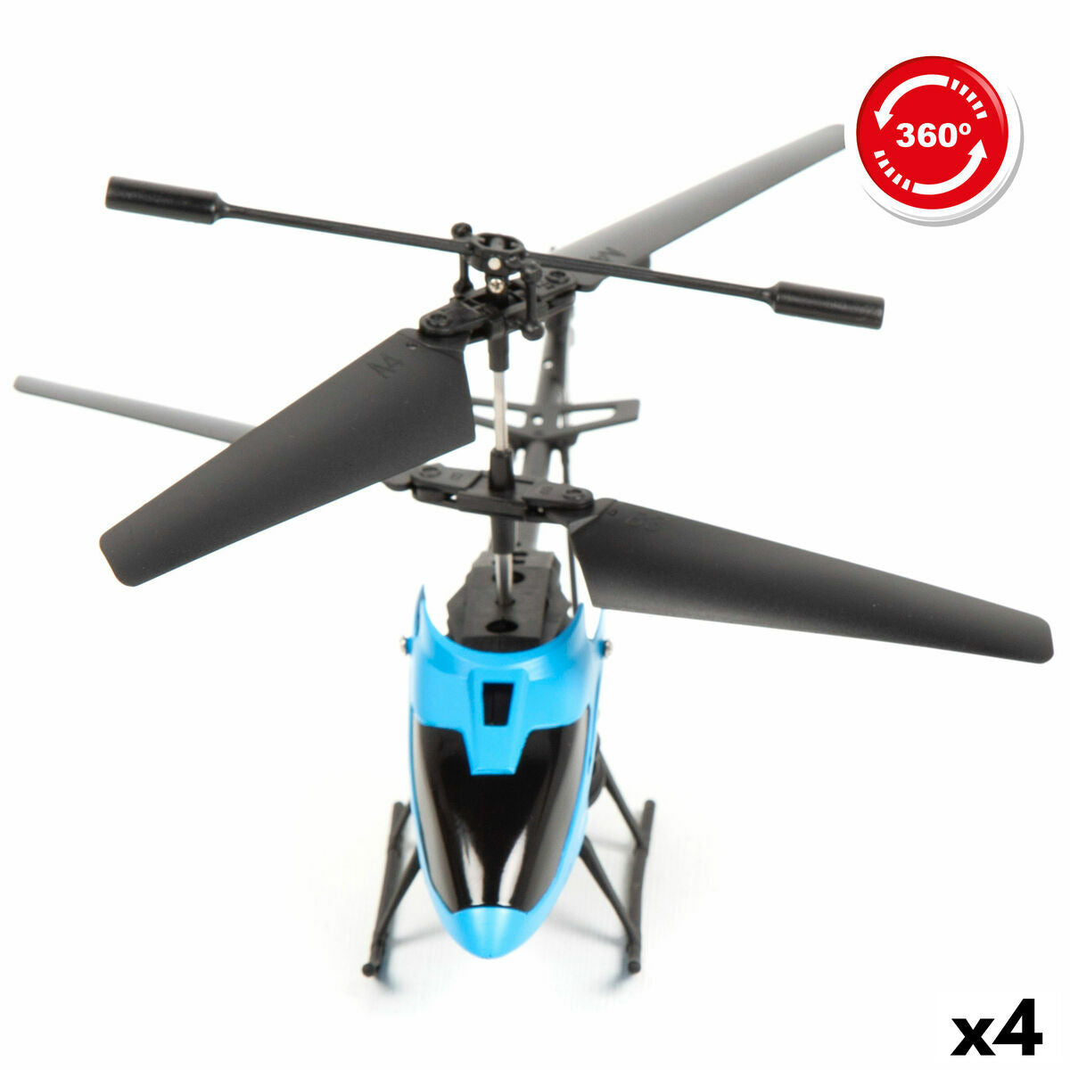 Elicopter Controlat de Radio Colorbaby (4 Unități) - Jucarii si jocuri, Vehicule
