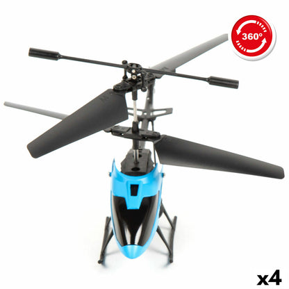 Elicopter Controlat de Radio Colorbaby (4 Unități) - Jucarii si jocuri, Vehicule