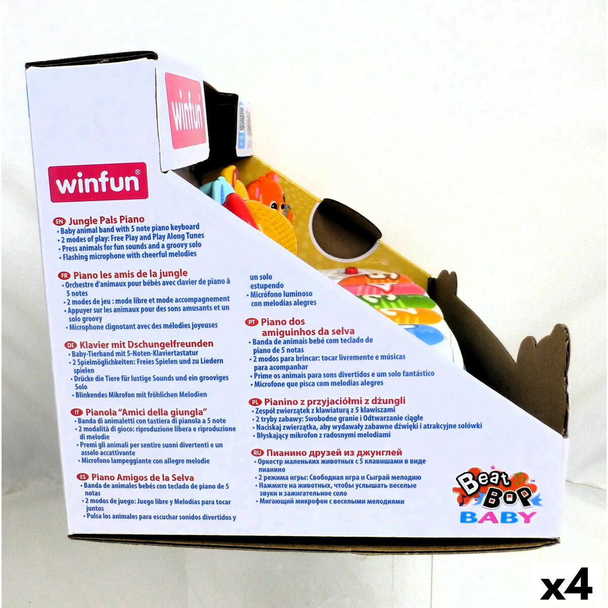 Pian jucărie Winfun 26 x 11 x 15 cm (4 Unități) - Jucarii si jocuri, Instrumente muzicale pentru copii