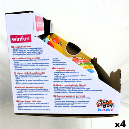 Pian jucărie Winfun 26 x 11 x 15 cm (4 Unități) - Jucarii si jocuri, Instrumente muzicale pentru copii