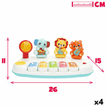 Pian jucărie Winfun 26 x 11 x 15 cm (4 Unități) - Jucarii si jocuri, Instrumente muzicale pentru copii