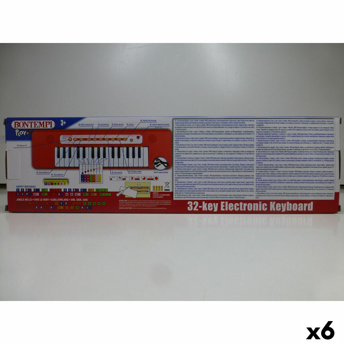 Tastatură Bontempi 47 x 3,5 x 13 cm (6 Unități) - Jucarii si jocuri, Instrumente muzicale pentru copii