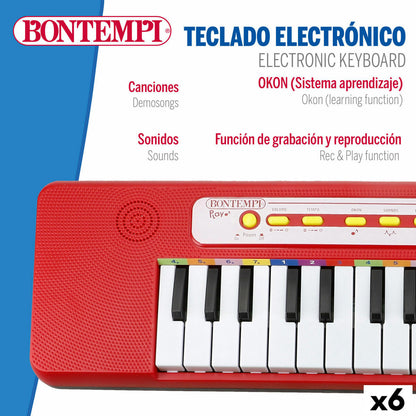 Tastatură Bontempi 47 x 3,5 x 13 cm (6 Unități) - Jucarii si jocuri, Instrumente muzicale pentru copii