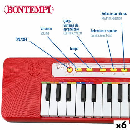Tastatură Bontempi 47 x 3,5 x 13 cm (6 Unități) - Jucarii si jocuri, Instrumente muzicale pentru copii