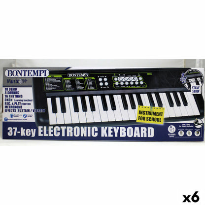 Tastatură 37 Taste Bontempi 42 x 4 x 15 cm (6 Unități) - Jucarii si jocuri, Instrumente muzicale pentru copii