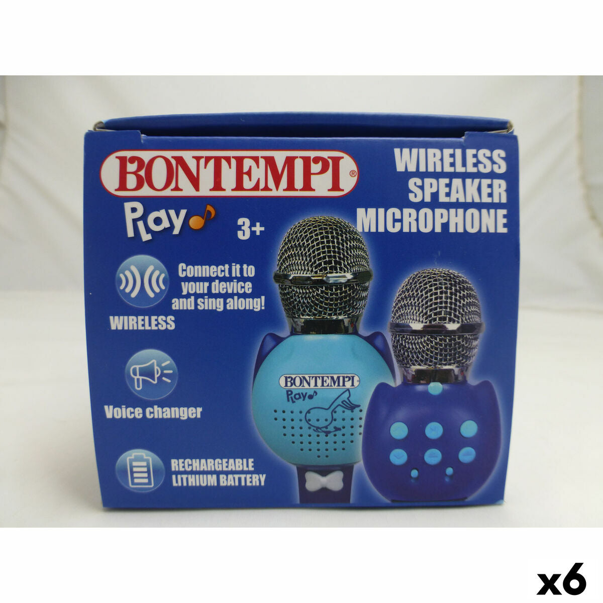 Microfon Karaoke Bontempi 6 Unități - Jucarii si jocuri, Jucării electronice