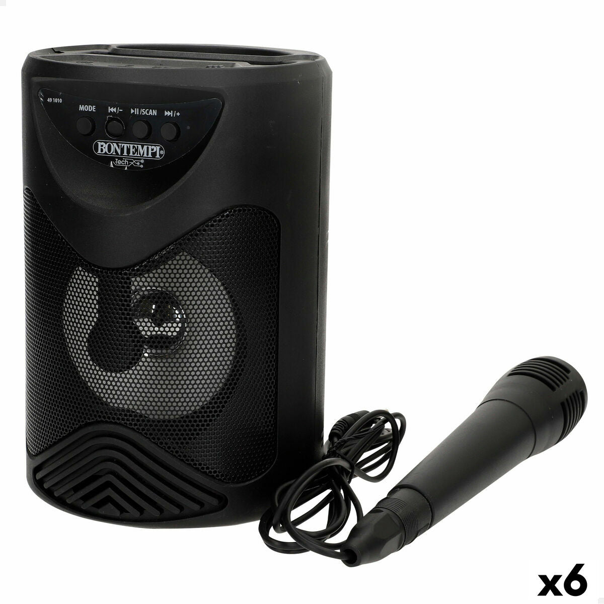 Difuzor cu Microfon Karaoke Bontempi 6 Unități - Jucarii si jocuri, Jucării electronice