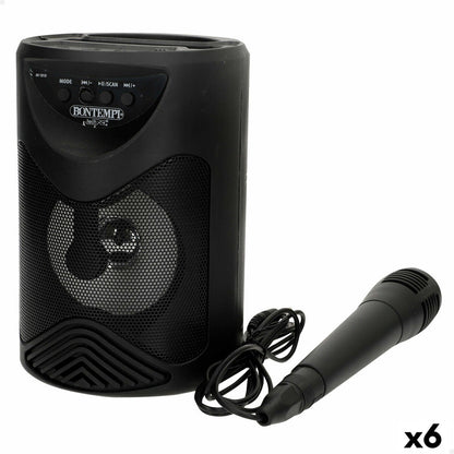 Difuzor cu Microfon Karaoke Bontempi 6 Unități - Jucarii si jocuri, Jucării electronice