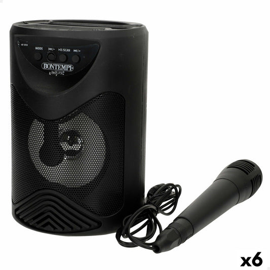 Difuzor cu Microfon Karaoke Bontempi 6 Unități - Jucarii si jocuri, Jucării electronice