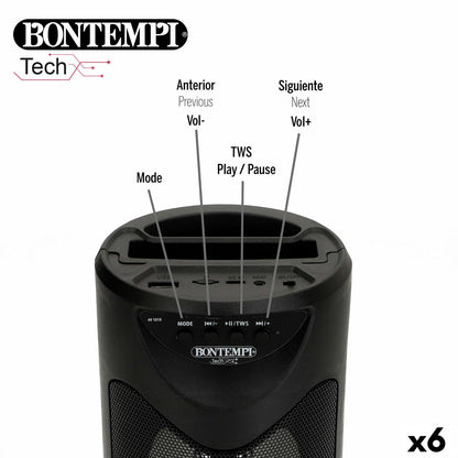 Difuzor cu Microfon Karaoke Bontempi 6 Unități - Jucarii si jocuri, Jucării electronice