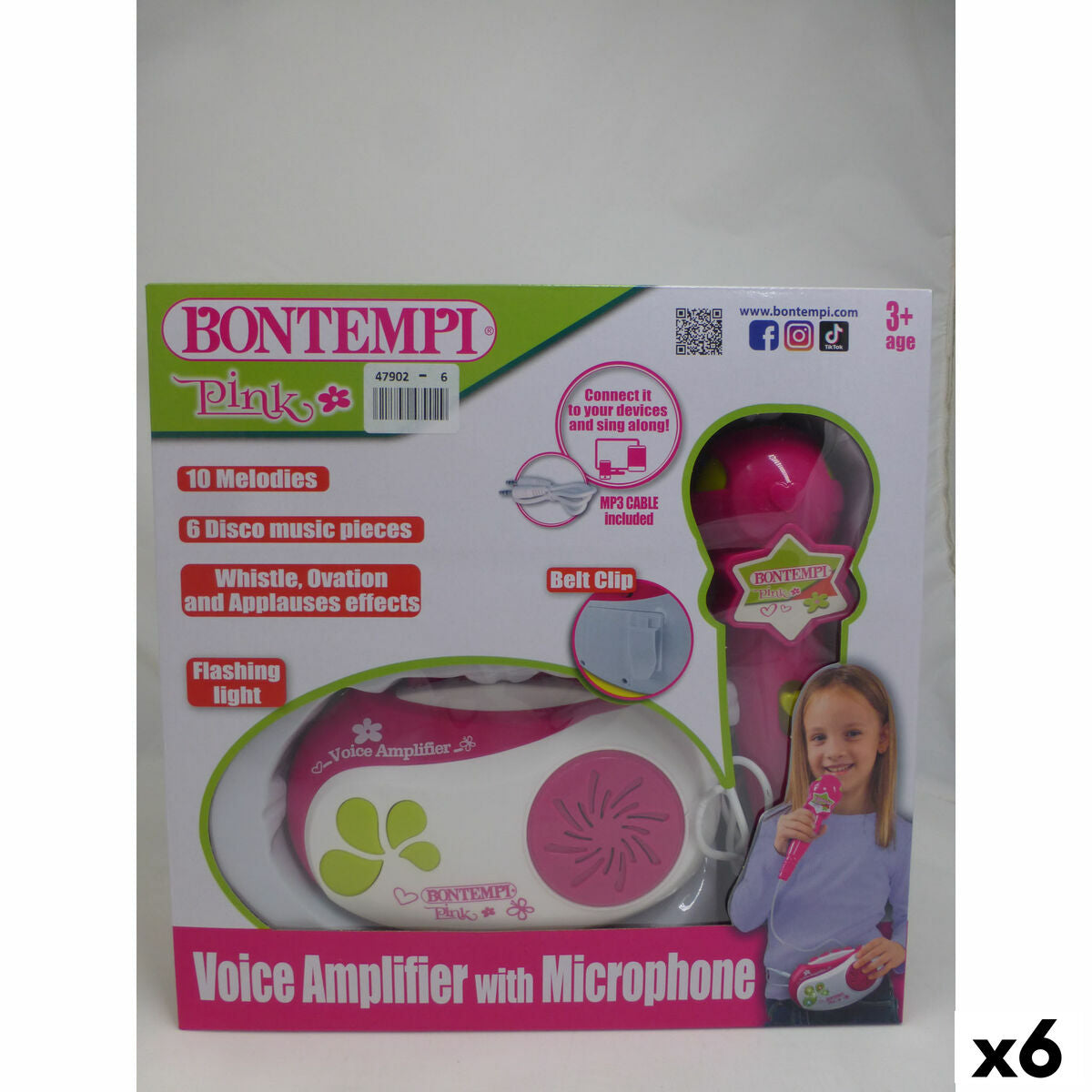 Microfon jucărie Bontempi - Jucarii si jocuri, Instrumente muzicale pentru copii