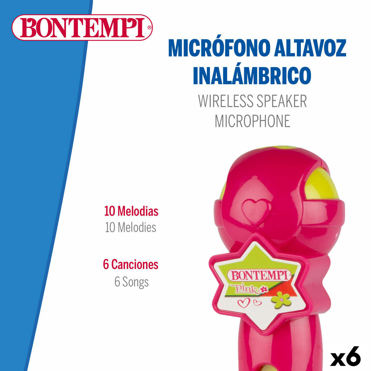 Microfon jucărie Bontempi - Jucarii si jocuri, Instrumente muzicale pentru copii