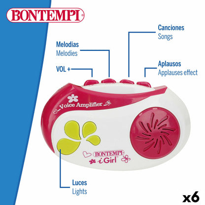 Microfon jucărie Bontempi - Jucarii si jocuri, Instrumente muzicale pentru copii