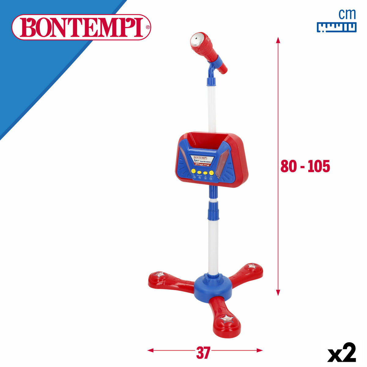 Jucărie muzicală Bontempi 37 x 105 x 37 cm (2 Unități) - Bebelus, Jucăriile copilăriei timpurii