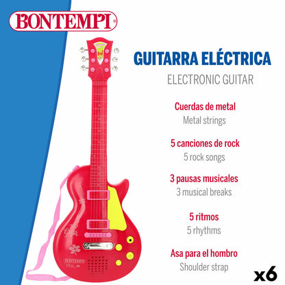 Chitară pentru Copii Bontempi 20 x 56 x 4 cm (6 Unități) - Jucarii si jocuri, Instrumente muzicale pentru copii