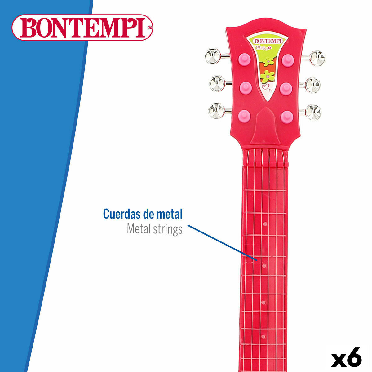 Chitară pentru Copii Bontempi 20 x 56 x 4 cm (6 Unități) - Jucarii si jocuri, Instrumente muzicale pentru copii