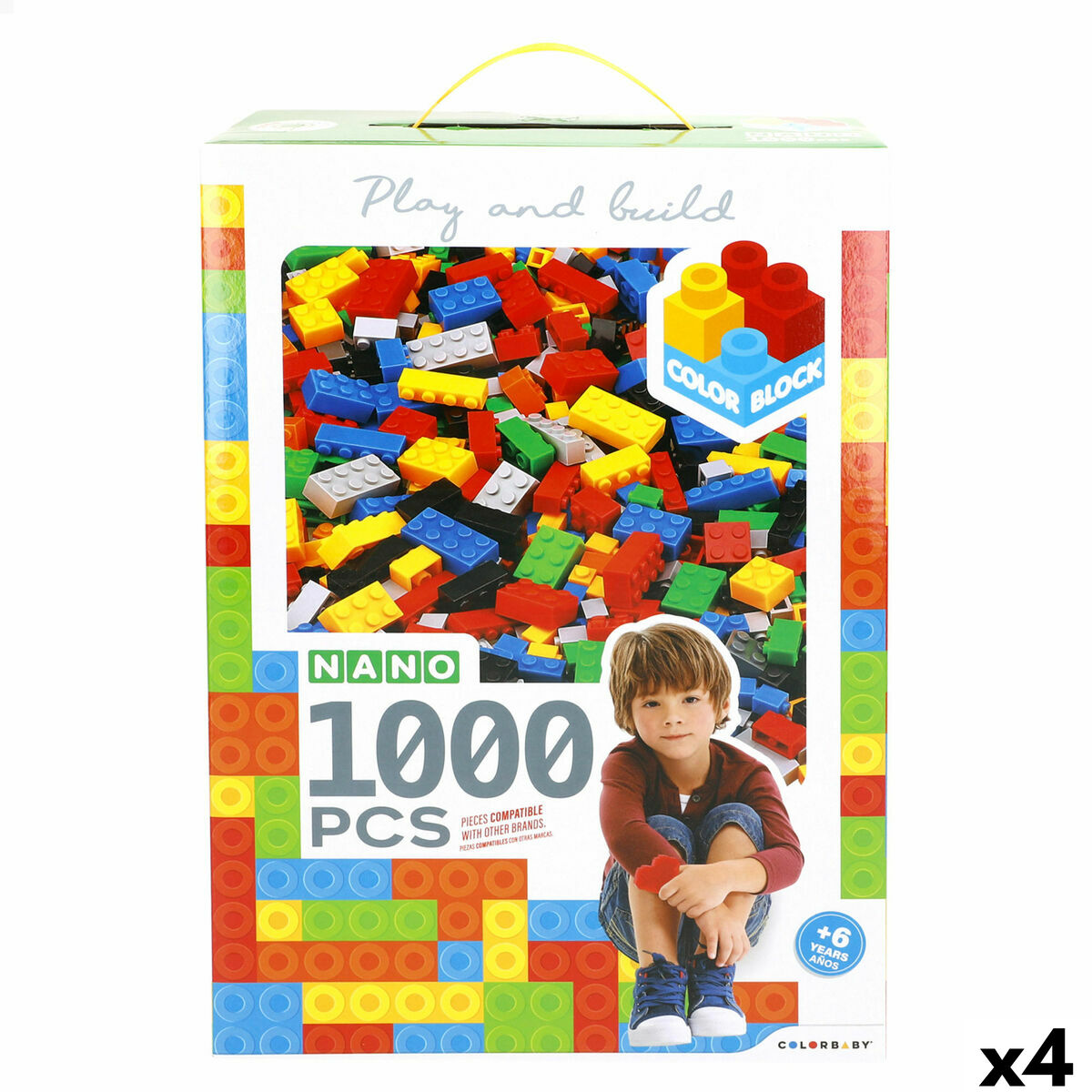 Plăci de Construcții Colorbaby - Jucarii si jocuri