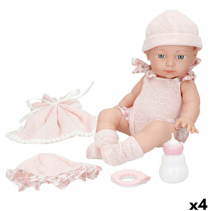 Păpușă Bebe Colorbaby 15 x 30 x 10 cm 4 Unități - Jucarii si jocuri, Păpuși și accesorii