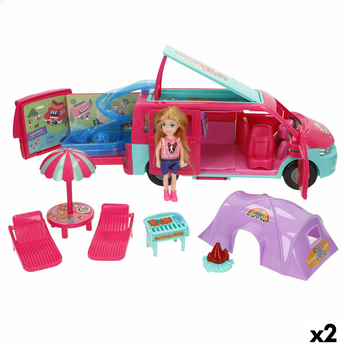 Playset 35 x 14 x 14 cm 2 Unități - Jucarii si jocuri, Păpuși și figurine