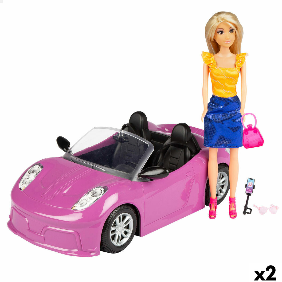 Păpușă Colorbaby Isabella 33 x 13 x 18 cm (2 Unități) - Jucarii si jocuri, Păpuși și accesorii