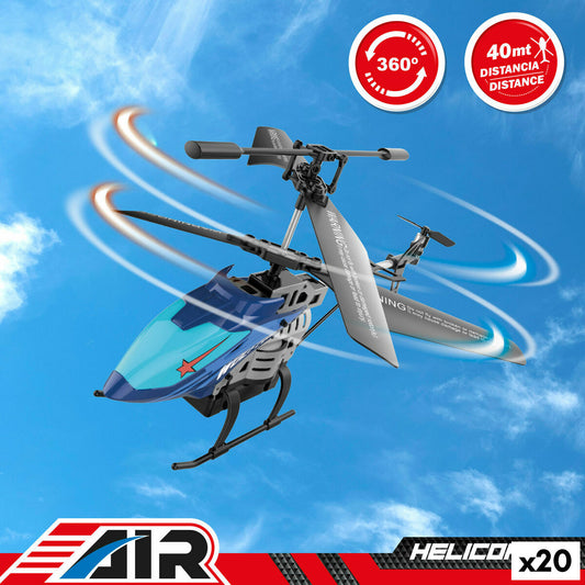 Elicopter Controlat de Radio Colorbaby (2 Unități) - Jucarii si jocuri, Vehicule