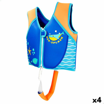 Vestă de salvare AquaSport 30 x 31 x 10 cm Albastru (4 Unități) - Jucarii si jocuri, În aer liber și sport