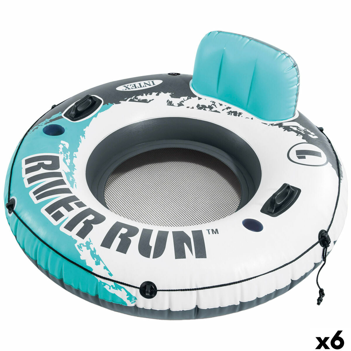 Flotor gonflabil Intex Galben Lămâie 135 x 55 x 135 cm (6 Unități) - Jucarii si jocuri, În aer liber și sport