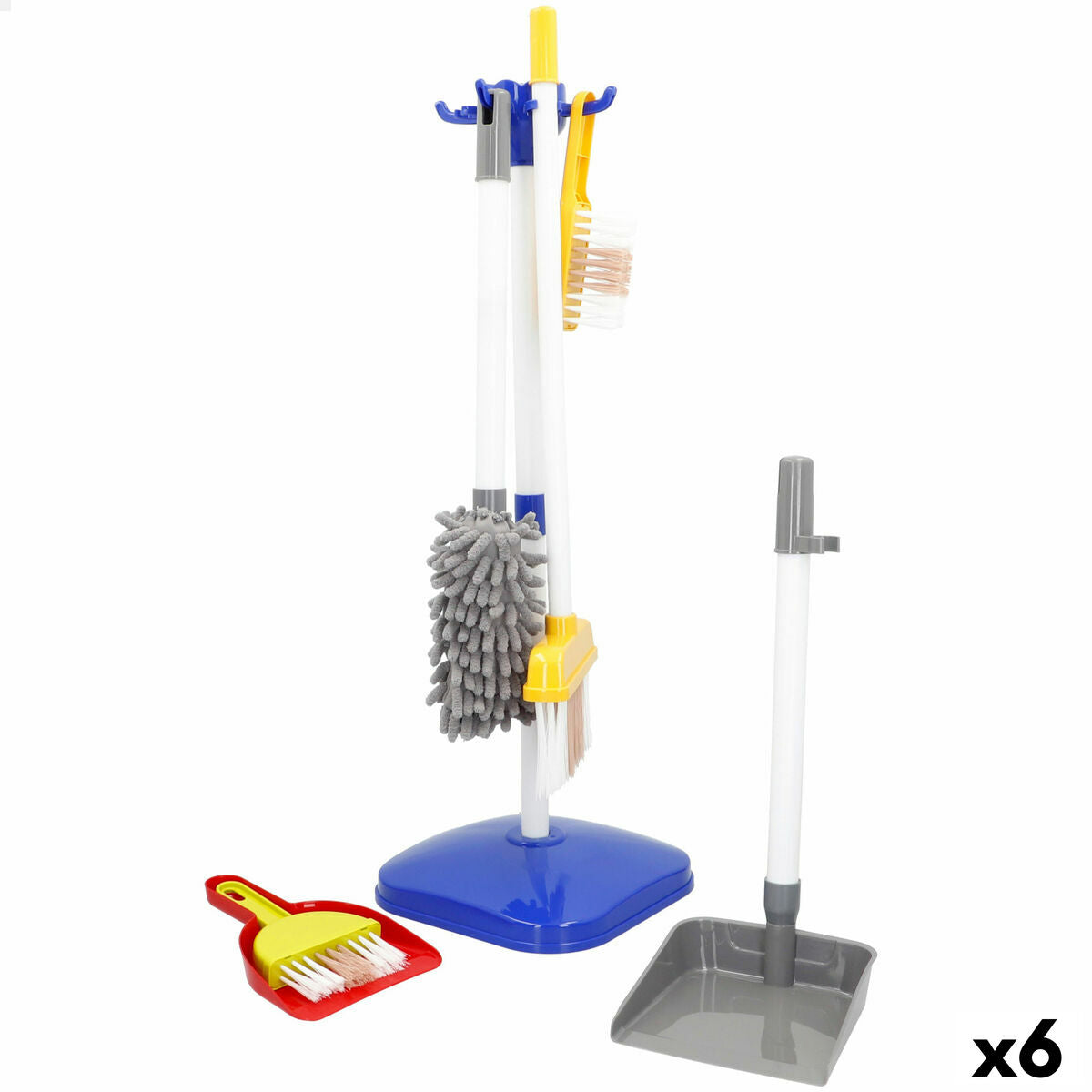 Kit de curățare et de depozitare Colorbaby 20 x 58 x 20 cm 7 Piese (6 Unități) - Jucarii si jocuri, Imitații de jocuri