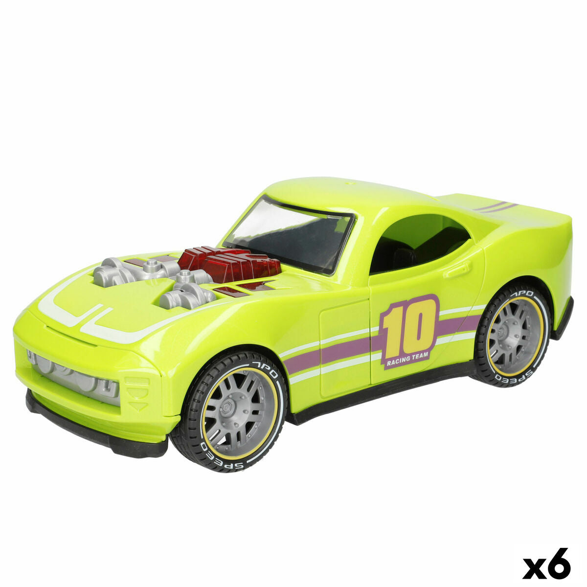 Mașinuță de jucărie cu mecanism de frecare Speed & Go 1:14 (6 Unități) - Jucarii si jocuri, Vehicule