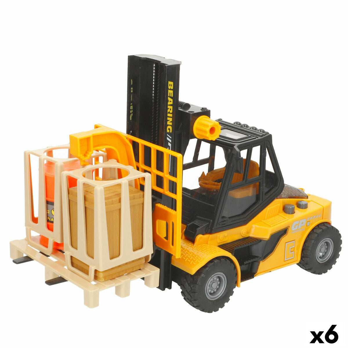 Vehicule de Construcție Colorbaby Lumină Sunet 26 x 14 x 10 cm (6 Unități) - Jucarii si jocuri, Vehicule