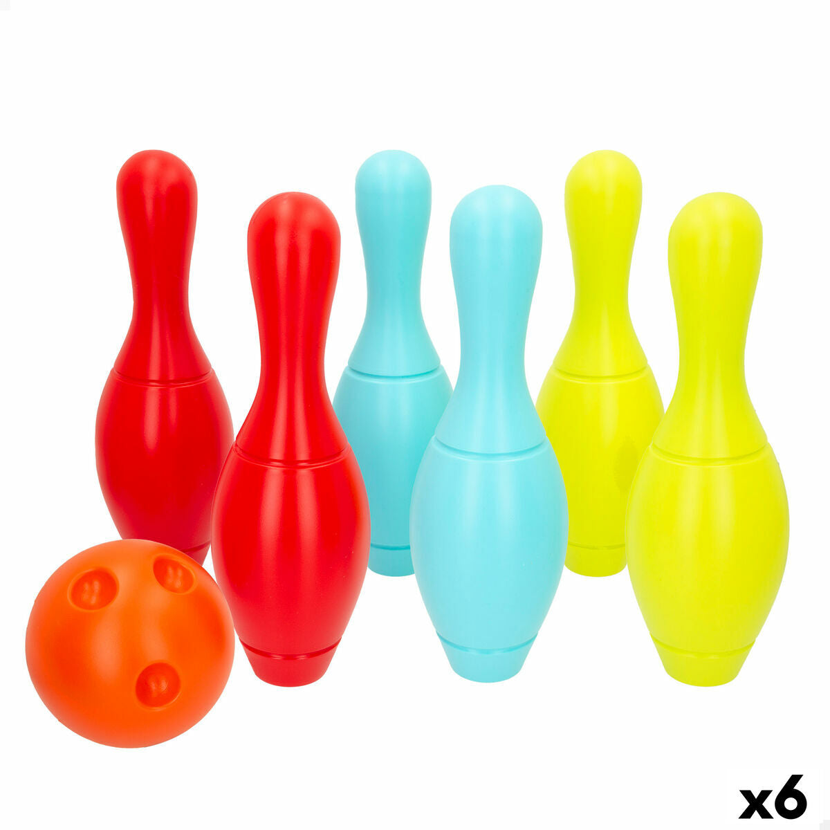Set de popice Colorbaby 8,5 x 27 x 8,5 cm (6 Unități) - Jucarii si jocuri, În aer liber și sport