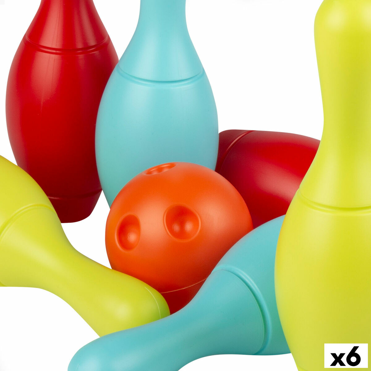 Set de popice Colorbaby 8,5 x 27 x 8,5 cm (6 Unități) - Jucarii si jocuri, În aer liber și sport