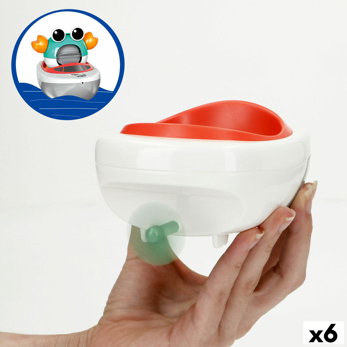 Jucării pentru Baie Colorbaby 16 x 6,5 x 9 cm 6 Unități - Acasă și bucătărie, Baie