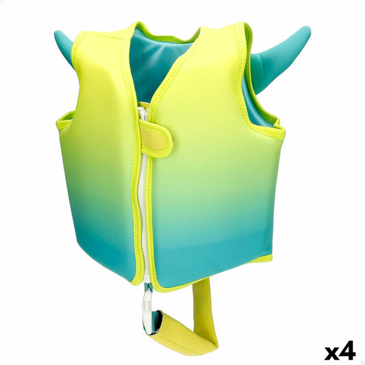 Vestă de salvare AquaSport 30 x 30 x 10 cm Galben (4 Unități) - Jucarii si jocuri, În aer liber și sport