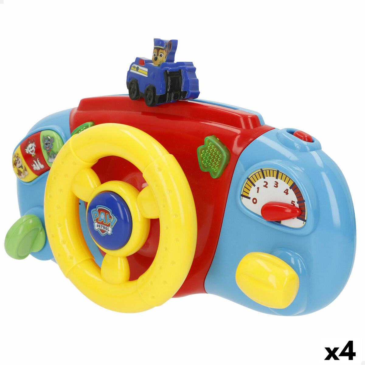 Volan pentru cărucior The Paw Patrol 26 x 16 x 7 cm (4 Unități) - Bebelus, Jucăriile copilăriei timpurii