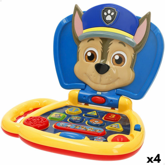 Laptop jucărie The Paw Patrol Engleză 20 x 17 x 14 cm Multicolor (4 Unități) - Jucarii si jocuri, Jucării electronice