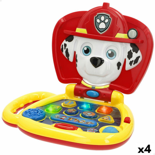 Laptop jucărie The Paw Patrol Engleză 20 x 17 x 14 cm Multicolor (4 Unități) - Jucarii si jocuri, Jucării electronice