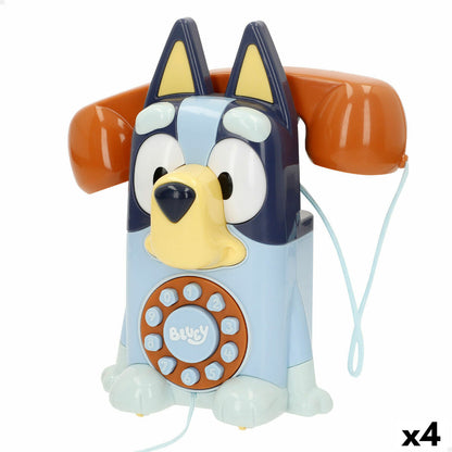 Telefon jucărie Bluey Plastic 16 x 18 x 8 cm (4 Unități) - Jucarii si jocuri, Imitații de jocuri