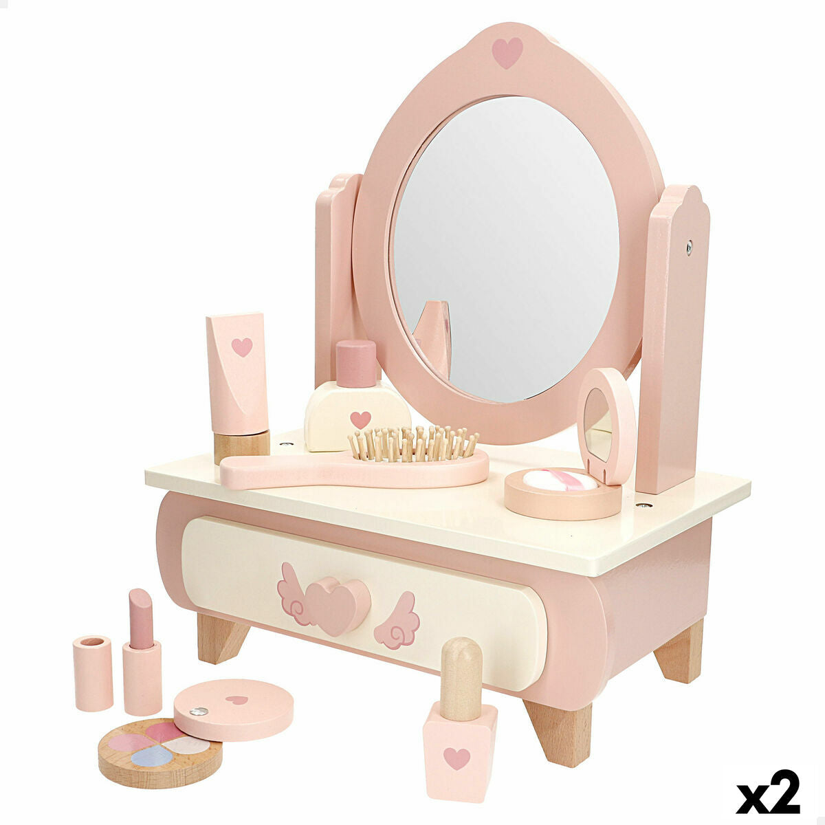 Masa de toaletă jucărie Woomax (2 Unități) - Jucarii si jocuri, Imitații de jocuri