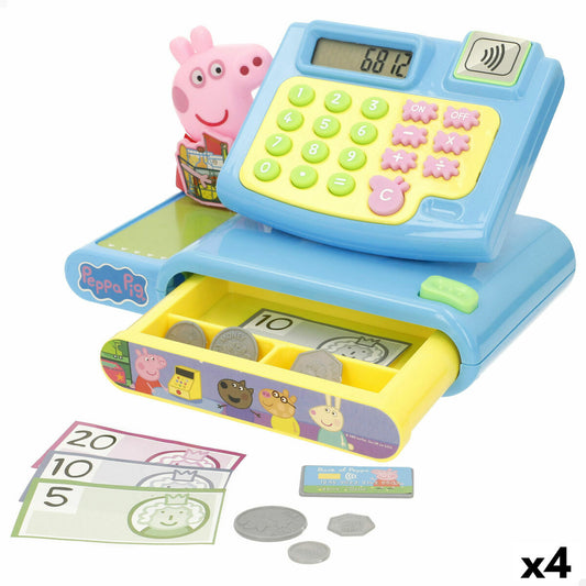 Casă de marcat de jucărie Peppa Pig 19 x 15 x 13 cm (4 bucăți) - Jucarii si jocuri, Imitații de jocuri