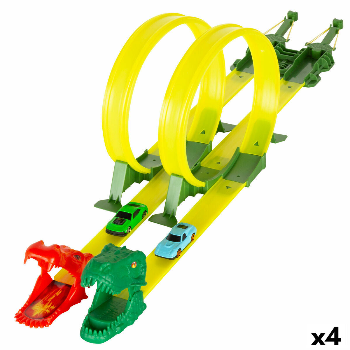 Pistă de Curse Teamsterz (4 Unități) - Jucarii si jocuri, Vehicule