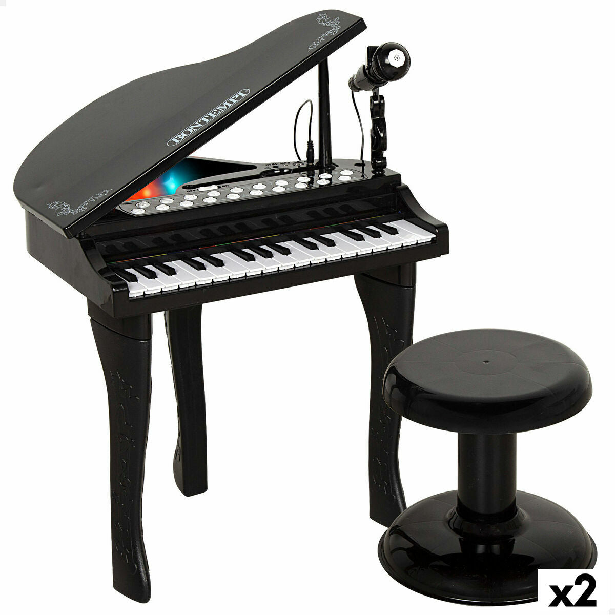 Joc Educativ Învăț cu Pianul Bontempi 40 x 62 x 33 cm (2 Unități) - Jucarii si jocuri, Instrumente muzicale pentru copii
