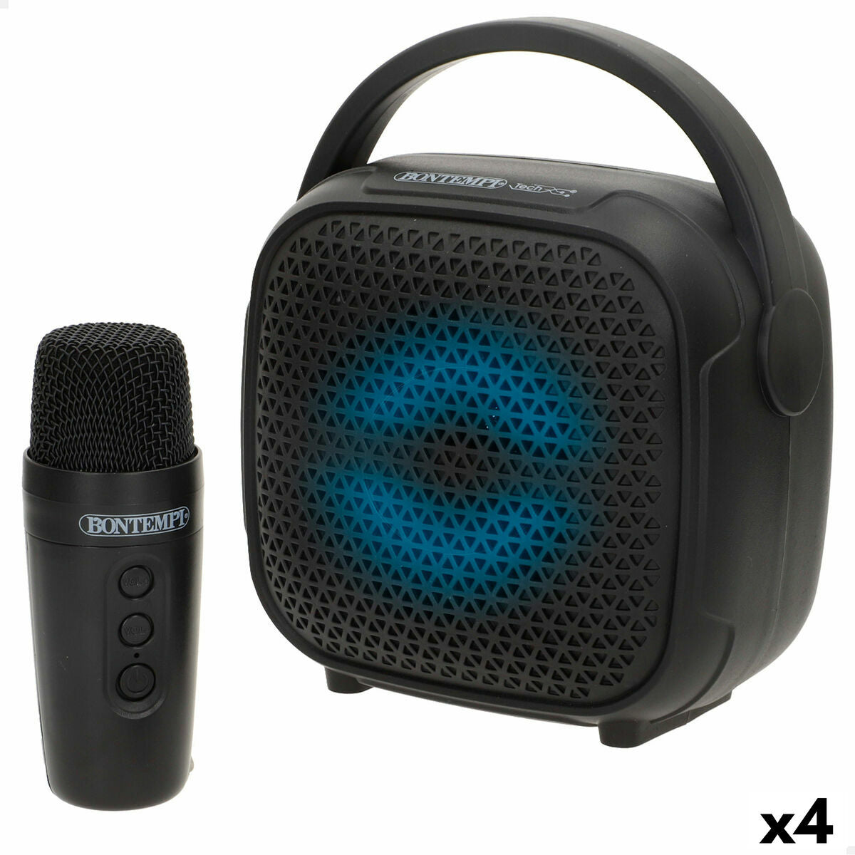 Difuzor cu Microfon Karaoke Bontempi - Jucarii si jocuri, Instrumente muzicale pentru copii