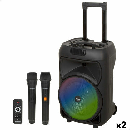 Difuzor cu Microfon Karaoke Bontempi Plastic 34 x 50 x 29 cm (2 Unități) - Jucarii si jocuri, Instrumente muzicale pentru copii