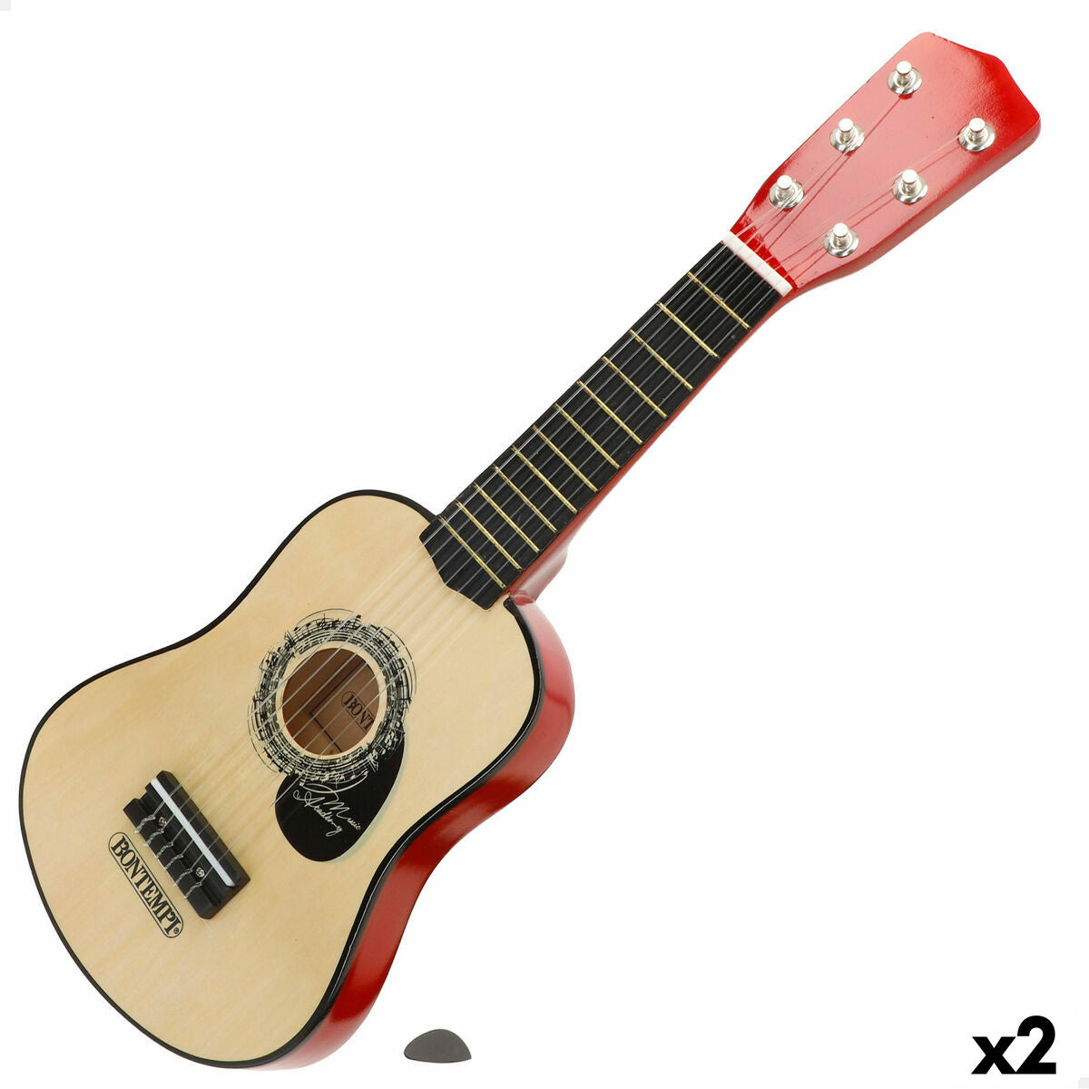 Chitară pentru Copii Bontempi 19 x 55 x 6 cm (2 Unități) - Jucarii si jocuri, Instrumente muzicale pentru copii