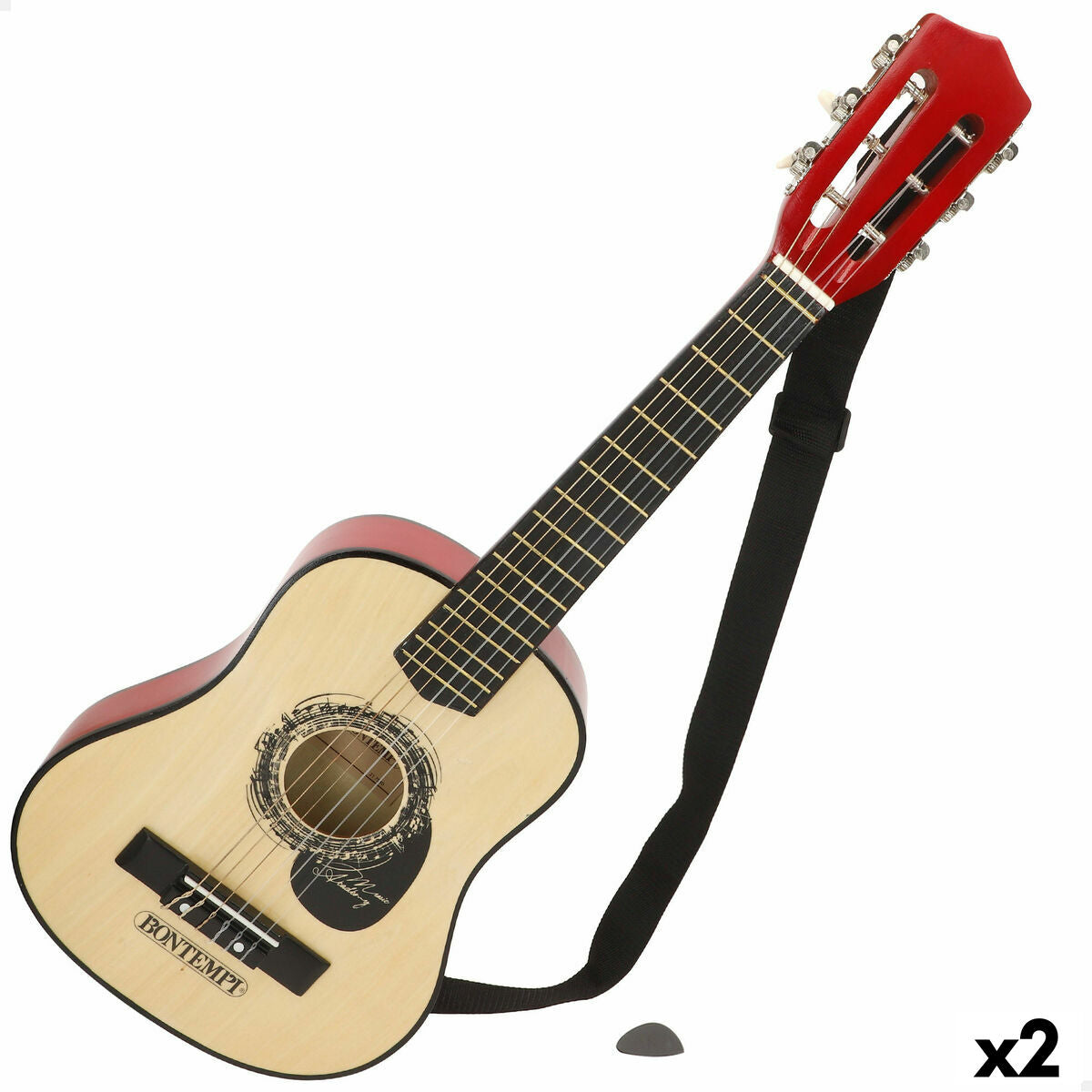 Chitară pentru Copii Bontempi 28 x 75 x 8 cm (2 Unități) - Jucarii si jocuri, Instrumente muzicale pentru copii