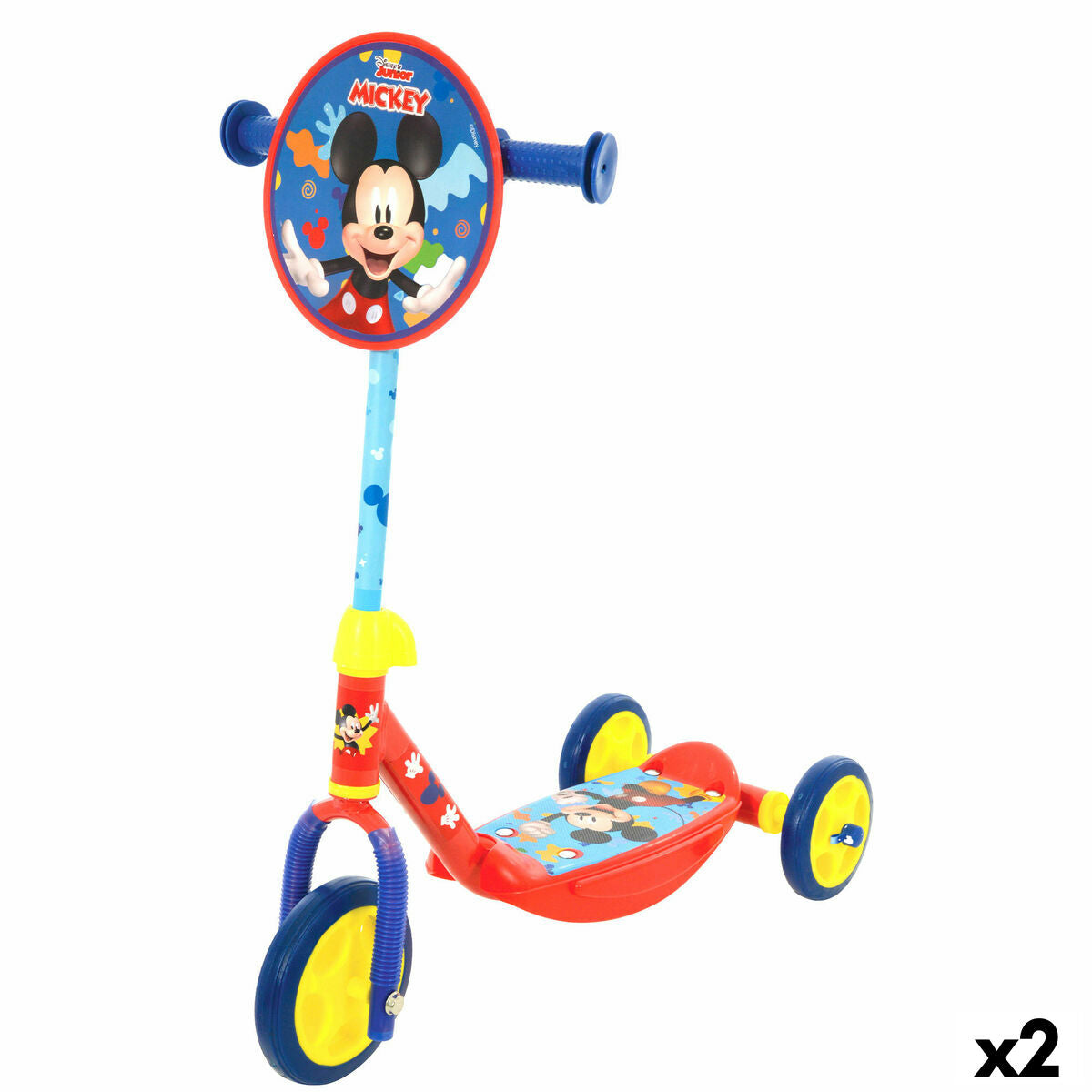 Trotinetă Scuter Mickey Mouse (2 Unități) - Jucarii si jocuri, În aer liber și sport