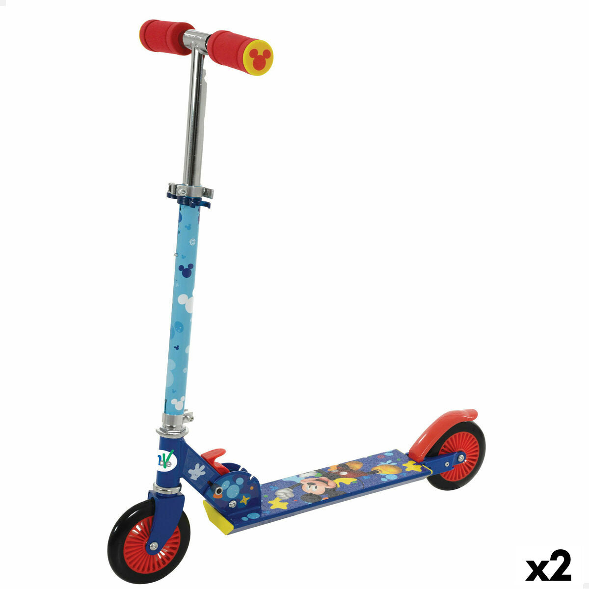 Trotinetă Scuter Mickey Mouse (2 Unități) - Jucarii si jocuri, În aer liber și sport
