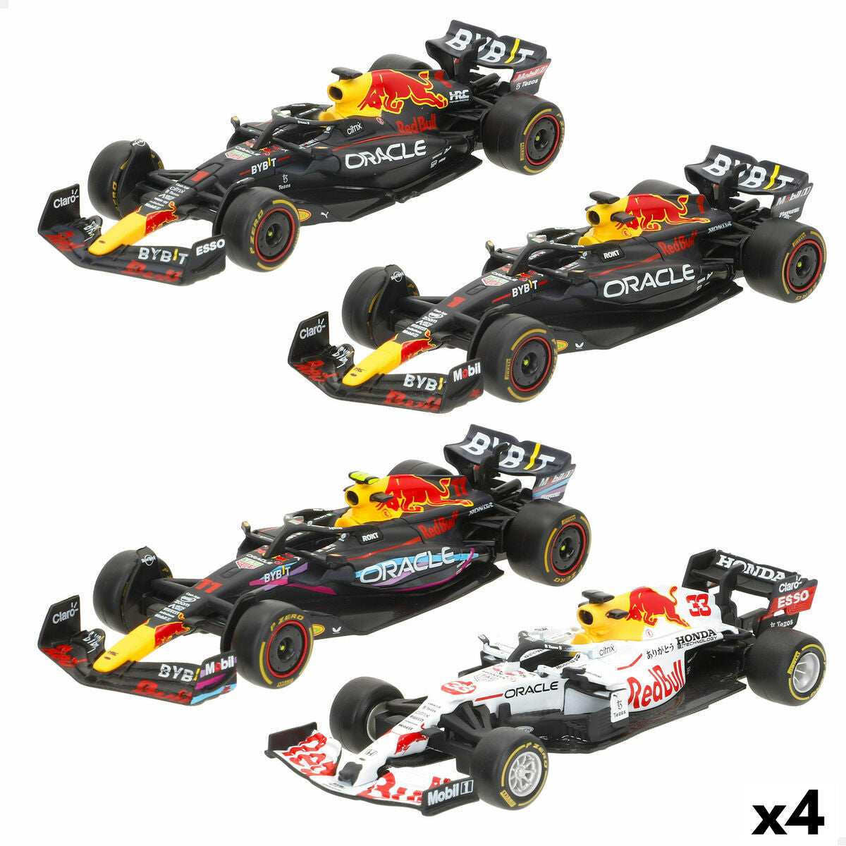 Mașină de jucărie Red Bull VERSTAP (4 Unități) - Jucarii si jocuri, Vehicule